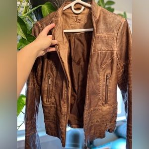 Faux Leather Jacket